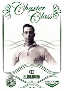 2018 SOUTH SYDNEY RABBITOHS NRL Card CEC BLINKHORN Glory Charter Class - Picture 1 of 2