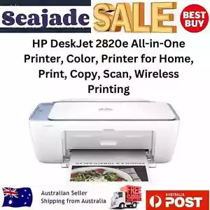 Printer Deskjet HP 2820E All in one Color, Print, Copy, Scan, Wireless+ink pack - Picture 1 of 15