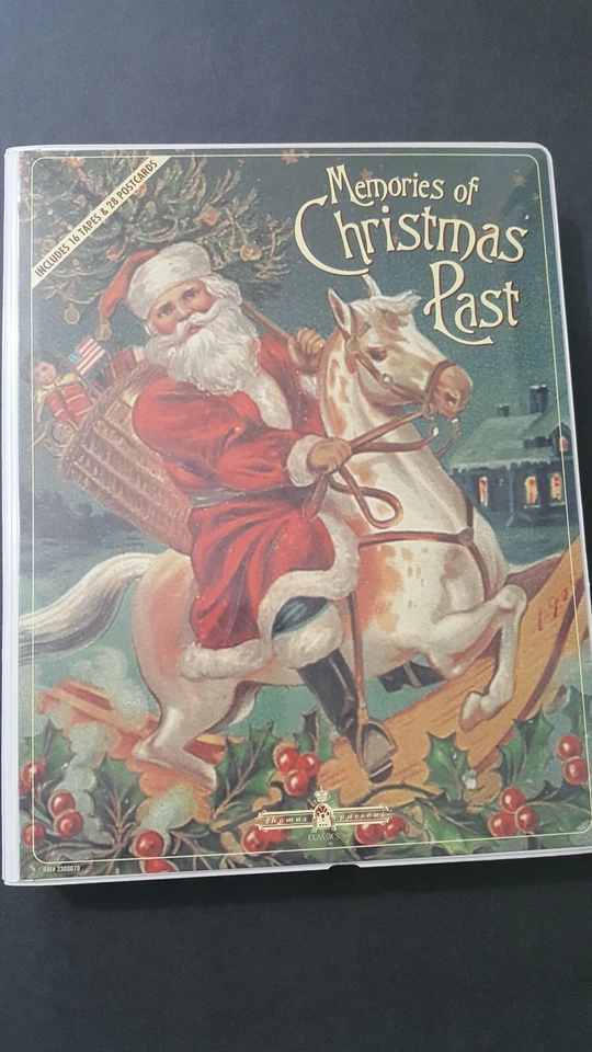Vintage Memories of Christmas Past 16 Cassette Tapes 28 Postcards Thomas Pacconi - Image 1 of 4