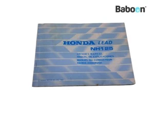Libretto istruzioni Honda NH 125 Lead 1983-1986 (NH125) English French Spanish - Foto 1 di 3