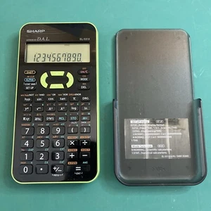 Sharp Advanced D.A.L Scientific Calculator. EL-531X. Cover. Tested. VERY GOOD. - Picture 1 of 8