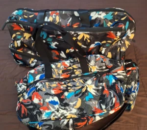 Vera Bradley Rolling Luggage and Travel Bag - Splash Floral - Picture 1 of 13