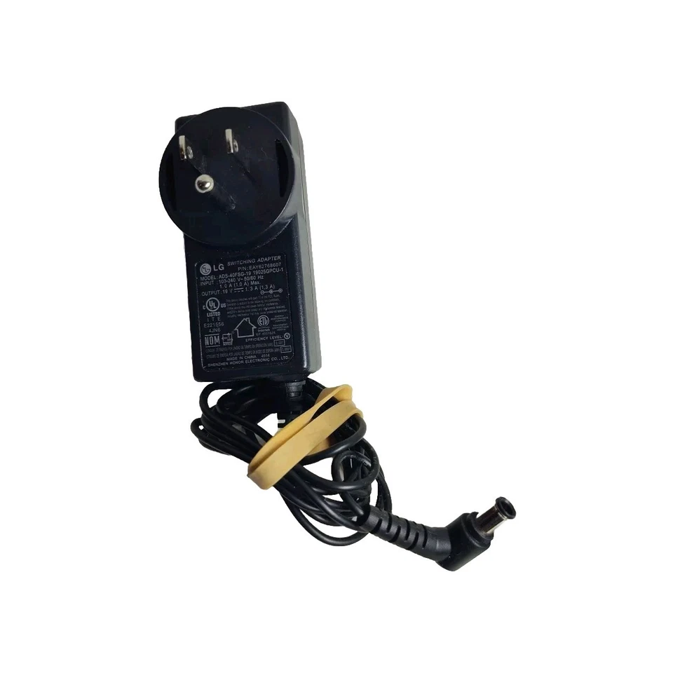 Adaptador de corriente para monitor LG ADS-40FSG-19 19032GPCU-1 EAY62768607 19V 1.3A 24.7W Foto 1 de 4