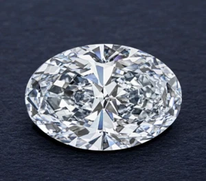 IGI Certify Oval Cut Lab Grown Diamond For Gift White Colorless Loose Stone Her - Picture 1 of 4