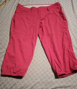 Lole Coral/Red Crop Pants Women's Size Medium - Picture 1 of 8