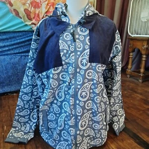 (J) All Good Paisley Weed Print Jacket Size XL - Picture 1 of 16