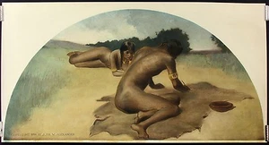 JOHN ALEXANDER Antq/Vtg c1915-21 Hand-Color Emery Print PICTURE-WRITING, LOC - Bild 1 von 1