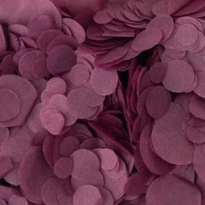 Biodegradable Wedding Confetti | PLUM | Circle Tissue Paper | 20g Bag - Picture 1 of 5