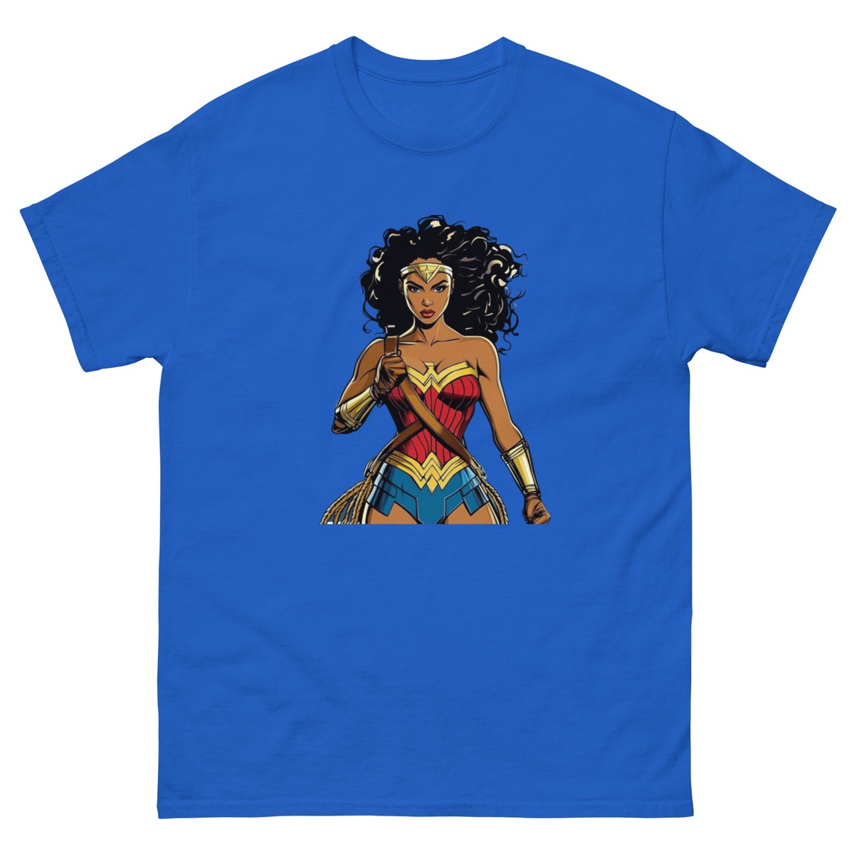 Super Heroes Playera Mujer Maravilla Negra Playera Sublimada