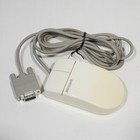 Vintage Microsoft Serial Ball Mouse 24394 2-Button 9-pin - Tested Good Cond!