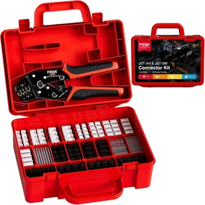 PEBA Crimping Tool JST Connector Kit, 20 Types JST-XH/JST-SM 2.5Mm Connectors Ki - Picture 1 of 12