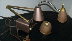 Vintage Dazor Adjustable reading lamp, and Hi-Lite Flexible desk lamp - Picture 1 of 13