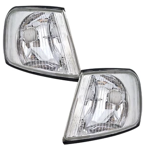 Juego de intermitentes delanteros para Audi A3 8L 96-00 intermitentes cristal transparente cromo PY21W - Imagen 1 de 5