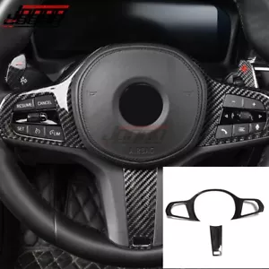 Borde de volante de fibra de carbono para BMWM3 M4 G20 G21 G22 G23 G24 430i M440i Z4 - Imagen 1 de 9