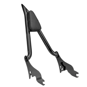 Backrest Sissy Bar Pad 22" Black Fit For Harley Street Glide Road King 2009-2023 - Picture 1 of 6
