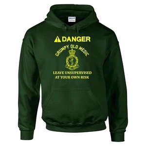 Royal Army Medical Corps Grumpy Medic Hoodie British Army Hoodie - Picture 1 of 4
