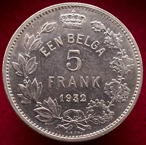 Bélgica 5 Francos 1932 - Belgen (L1109) - Imagen 1 de 2
