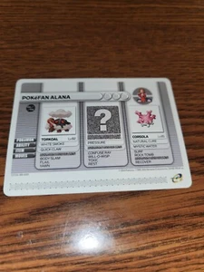 Pokemon Battle Card E Reader Ruby Gameboy Advance 2003 Pokefan Alana Ruby - Picture 1 of 1