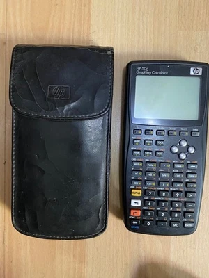 HP 50g Graphing Calculator with Worn Case  No Batteries or Card Screen defect - Image 1 of 4