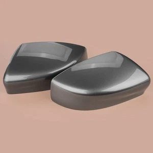 Grey 2pcs REARVIEW SIDE MIRROR CAP Fit For Nissan Altima Sedan 2013-2018 New - Picture 1 of 6