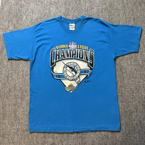 Vintage 1997 Pro Player MLB Florida Marlins Baseball Shirt Mens XL - Picture 1 of 4