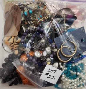 NOT a Mystery Bag of Costume Jewelry 2 lbs. 10 oz All Wearable Sellable #231 - Picture 1 of 12