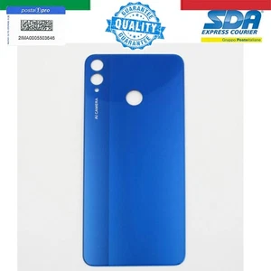 VETRO BACK COVER SCOCCA POSTERIORE PER HONOR VIEW 10 LITE HONOR 8X JSN-L21 BLU - Foto 1 di 1
