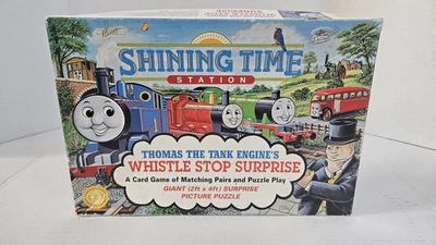 Vtg Thomas The Tank Engine's Whistle Stop Surprise Matching Game & Giant Puzzle - Image 1 of 3