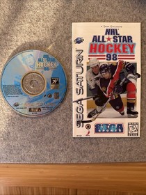 NHL All-Star Hockey 98 (Sega Saturn, 1998) Disc & Manual Only T&W
