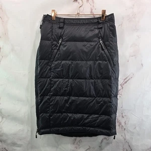 32 Grad Wärme gefütterter Rock Damen klein schwarz Daunen Reißverschluss hoher Bund  - Bild 1 von 11