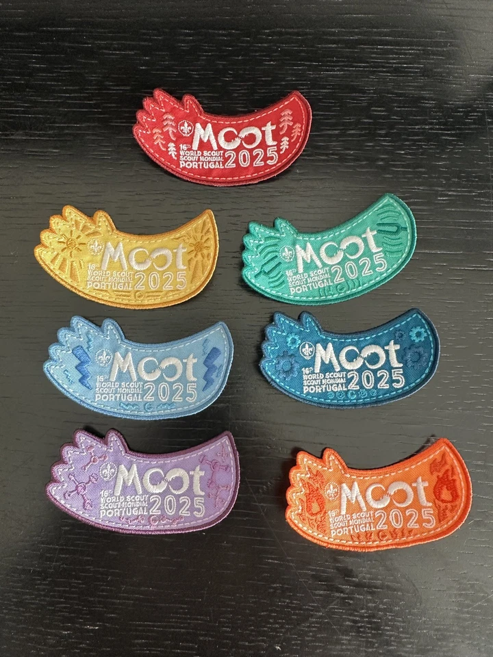 World Scout Moot Jamboree Portugal 2025  Official subcamp badges. Very Rare  - Image 1 of 1