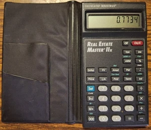 Real Estate Master IIx LCD Calculator with Dedicated Real Estate Functions - Picture 1 of 4