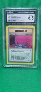 CGC 6.5 Chaos Gym 102/132 Gym Challenge Unlimited 2000 Pokemon Card Rare WOTC EN - Foto 1 di 6