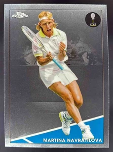 2021 Topps Tennis Chrome Martina Navratilova #98 - Picture 1 of 10