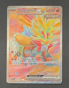 Pokémon Card Gouging Fire EX 188/162 Temporal Forces - Near Mint - Picture 1 of 2