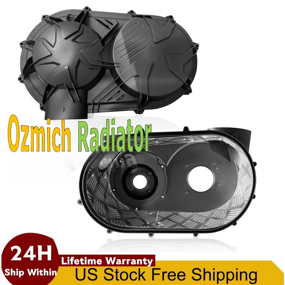 Tampa externa + interna da placa de alumínio da embreagem do cinto para 2017-2022 Can Am Maverick X3 - Imagem 1 de 4