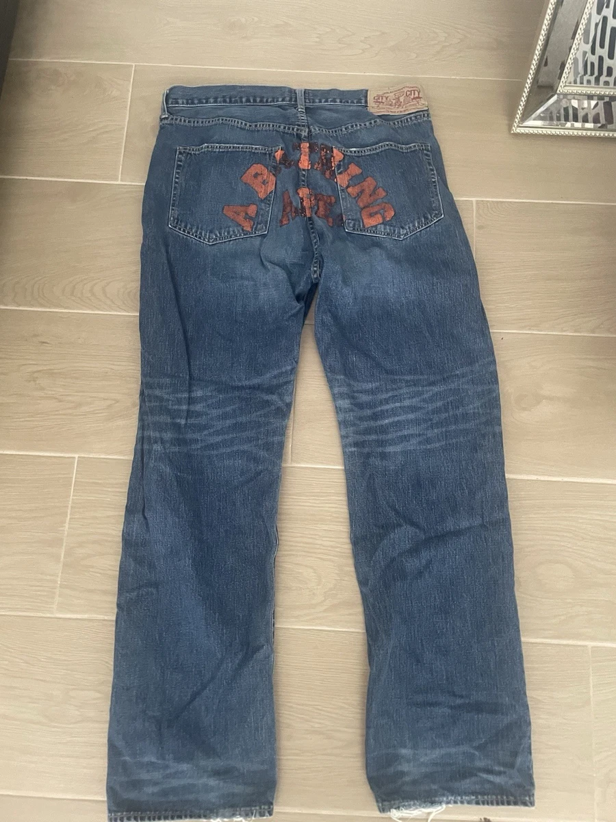 A Bathing Ape Denim Jeans for Men for sale | eBay