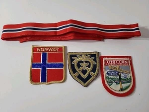 Parches Noruega, lote de 3 más cinta. Nuevo Ver Fotos - Imagen 1 de 20