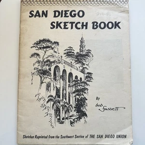 Libro de bocetos vintage de San Diego de Bob Fassett - Imagen 1 de 6