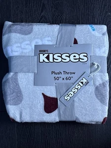 Hershey’s Kisses Plüsch Überwurf Decke 50x60 weiches Fleece offiziell lizenziert - Bild 1 von 2