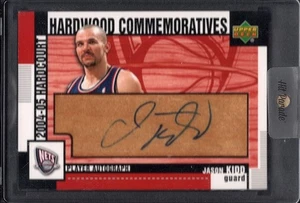 2004 UD Hardcourt Hardwood Commemoratives Jason Kidd Auto #HC-JK - Picture 1 of 2