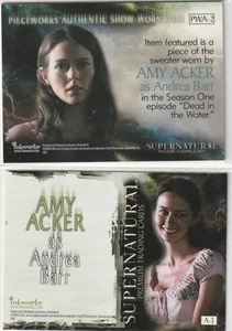 Supernatural Season 1 Lot of 2  Autograph cards PWA-2 Amy Acker + A3 Read - Picture 1 of 4
