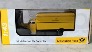 Schuco Mercedes-Benz L6600 Koffer LKW Deutsche Bundespost 1:43 boxed - Bild 1 von 13