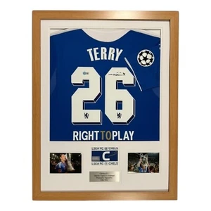 John Terry signiertes Shirt & Armband GERAHMTES COA AFTAL TRIKOT SELTEN CHELSEA IKONEN - Bild 1 von 5