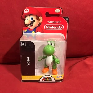 World of Nintendo 2.5" FIGURA VERDE YOSHI Serie 1-3 *NUEVA* Super Mario 2016 - Imagen 1 de 3