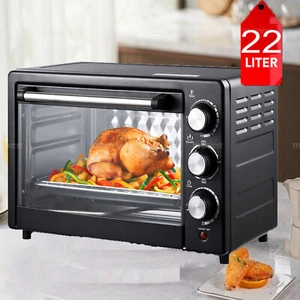 Mini Backofen 22 Liter Minibackofen mit Grillplatte inkl. Grillplatte Pizza-Ofen - Bild 1 von 11