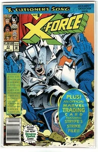 X-Force #17 - Part 8 X-Cutioner’s Song - Newsstand Sealed w/ Card - Marvel 1992 - Picture 1 of 1
