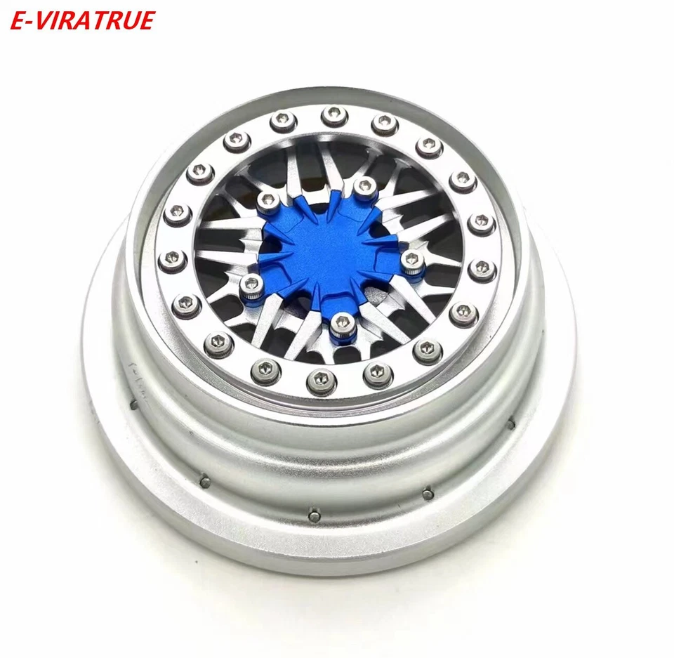 E-VIRATRUE Aluminum Wheel For ARRMA MOJAVE 6S/FIRETEAM 6S 1/7&SENTON 1/10  1pcs - Image 1 of 1