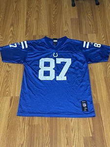 Indianapolis Colts Jersey Youth XL 18-20 Blue Reebok Reggie Wayne #87 - Picture 1 of 7