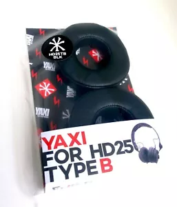 Schwarze Yaxi Typ B Ersatz Ohrpolster für Sennheiser HD25 - passt für alle HD25 Reihe - Bild 1 von 4